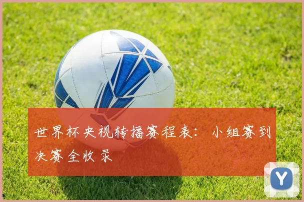 世界杯央视转播赛程表:小组赛到决赛全收录