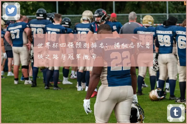 世界杯四强预测排名:揭秘各队晋级之路与冠军概率